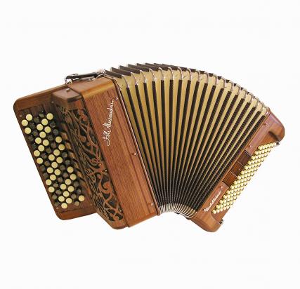 Fisarmonica cromatica 84 bassi - 3 voci - Legno Massello