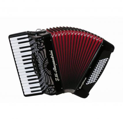 Piano accordion 34 keys - 2 reeds