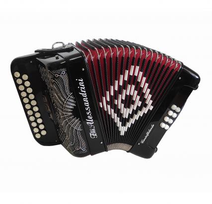Diatonic accordion 8 bass