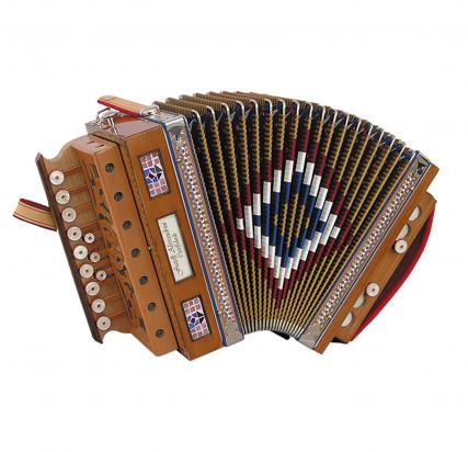 Diatonic accordion 2 bass